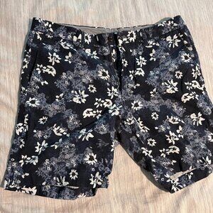 Peter Millar Dark Blue Floral Men's Shorts